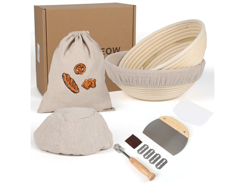 Banetón Ovalado Grande de Harina de Arroz Banetones Improvisados para Venta Baguette Enhornado