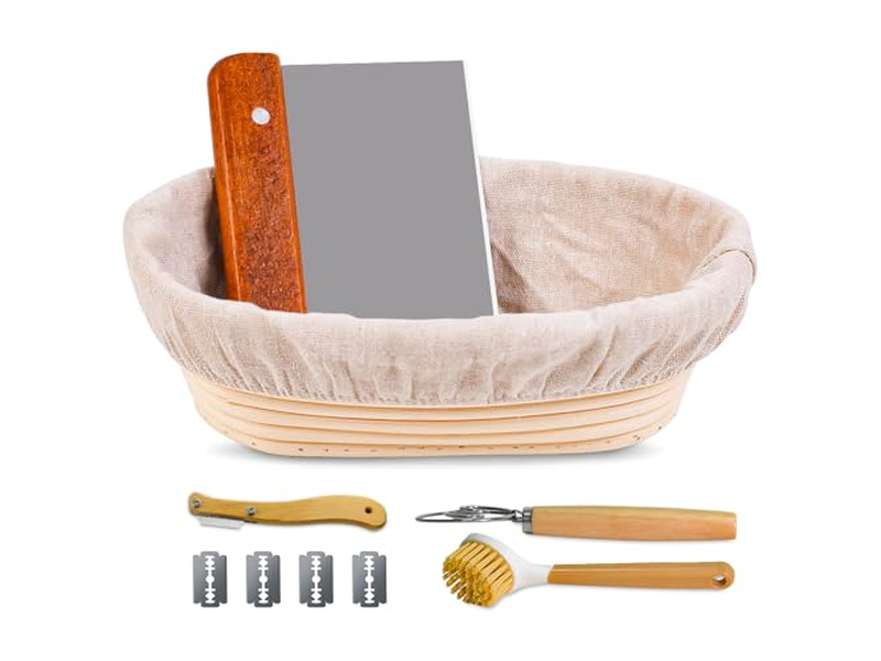 Banetón Ovalado al Por Mayor Cesta de Prueba de Baguette de Ratán Natural