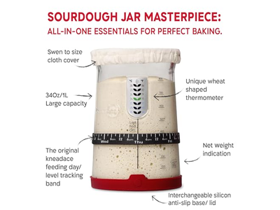 Banetones de Plástico para Pan Sin Amasado Banetón Grande de Silicona con Forro Marrón DIY