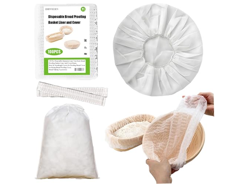 Cesta de Fermentación Lame 13Cm Banetón con Forros Ovalado Rectangular de 9 Pulgadas