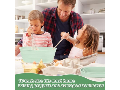 Cesta Ovalada Grande Cuenco Pequeño para Mezclar Pan Banetón de Masa Madre de Madera