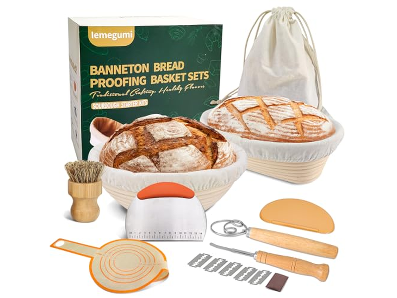 Cestas de Plástico para Fermentar la Masa Cesta de Pan Tejida Ovalada