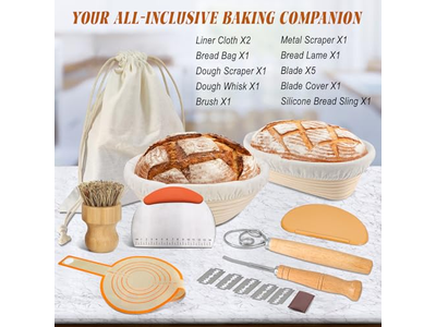 Cestas de Plástico para Fermentar la Masa Cesta de Pan Tejida Ovalada