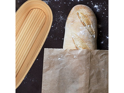 Preparando el Banetón para el Primer Uso Fermentación de Masa Madre sin Cesta de Horneado