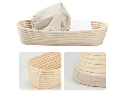 Preparando el Banetón para el Primer Uso Fermentación de Masa Madre sin Cesta de Horneado