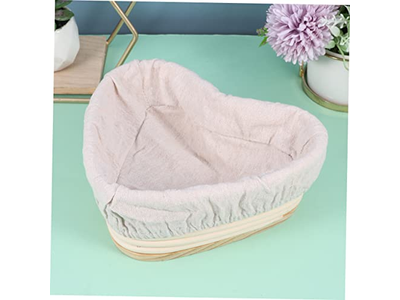 Cesta de Masa de Pan Banetón de Ratán Rectangular Banetones de Madera Comprimida