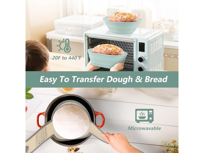 Cesta de Fermentación de Pan Banetón de Anillo Varios Diseños Kit Eco de 15 Pulgadas