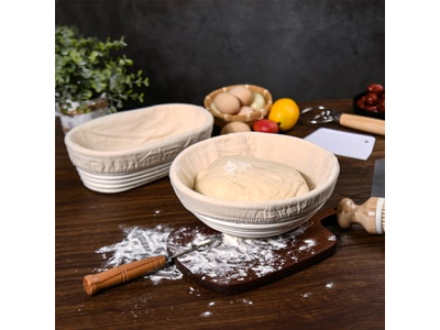 Cesta de Banetón Redonda para Pan con Forro